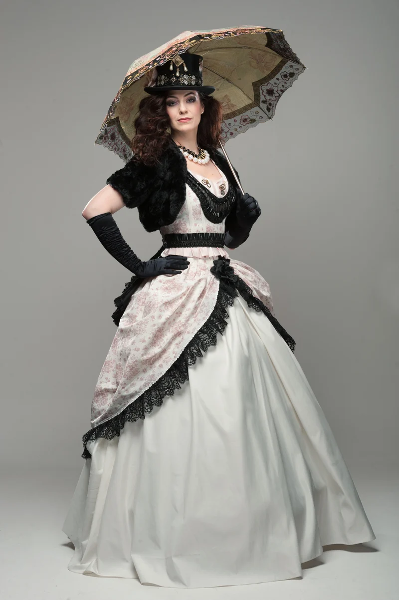 Vintage Steampunk Hochzeitskleid Unikat Viktorianisch