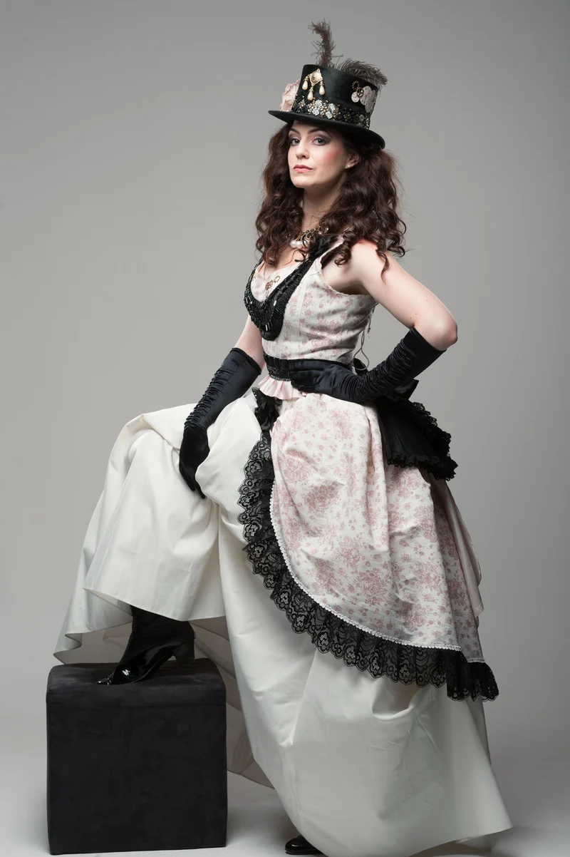 Vintage Steampunk Hochzeitskleid Unikat Viktorianisch