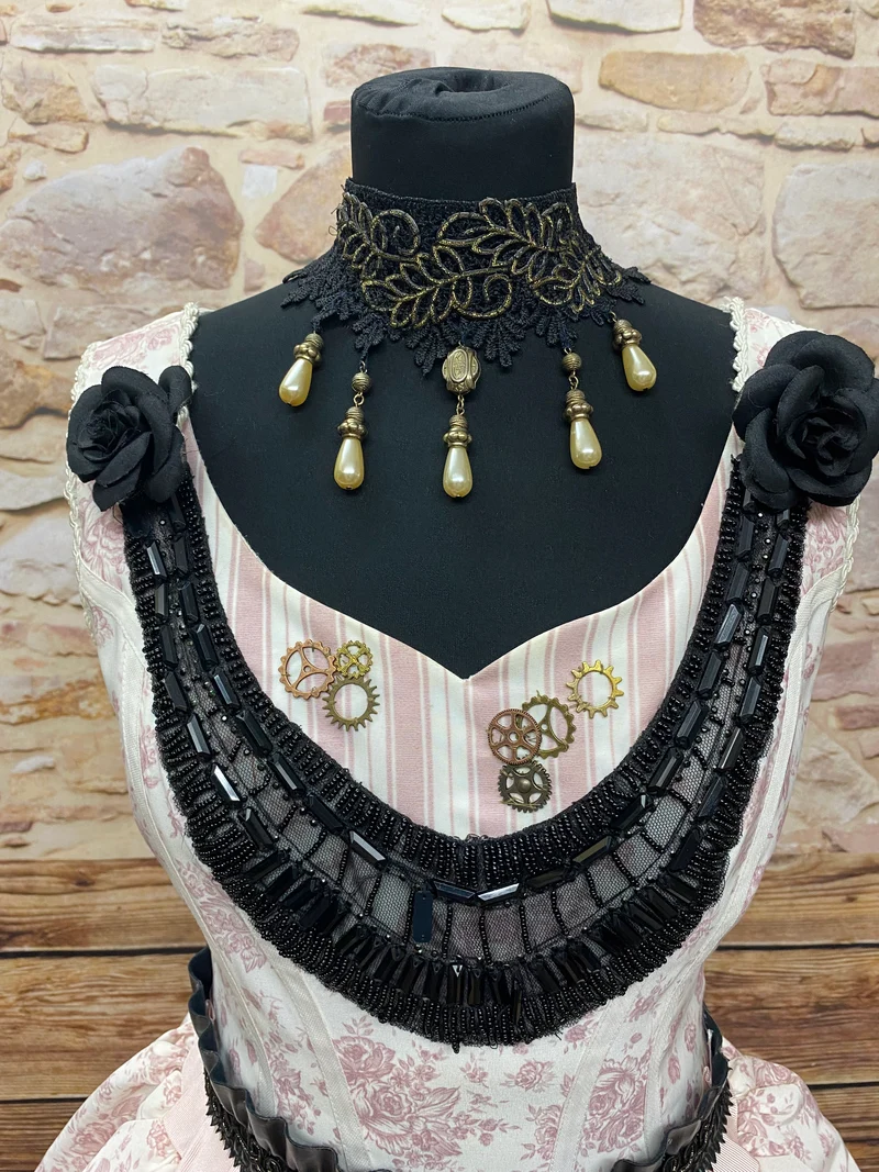 Vintage Steampunk Hochzeitskleid Unikat Viktorianisch