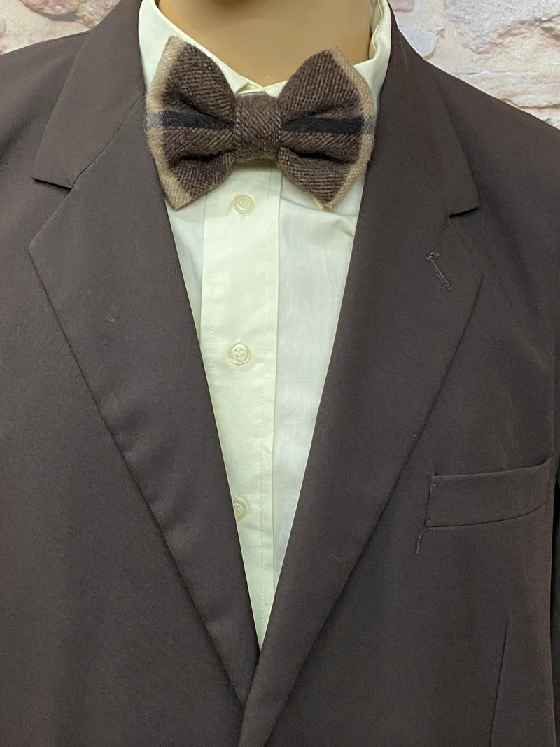 20er Jahre Herren Outfit Gr. 58 in Braun mit Hosenträgern