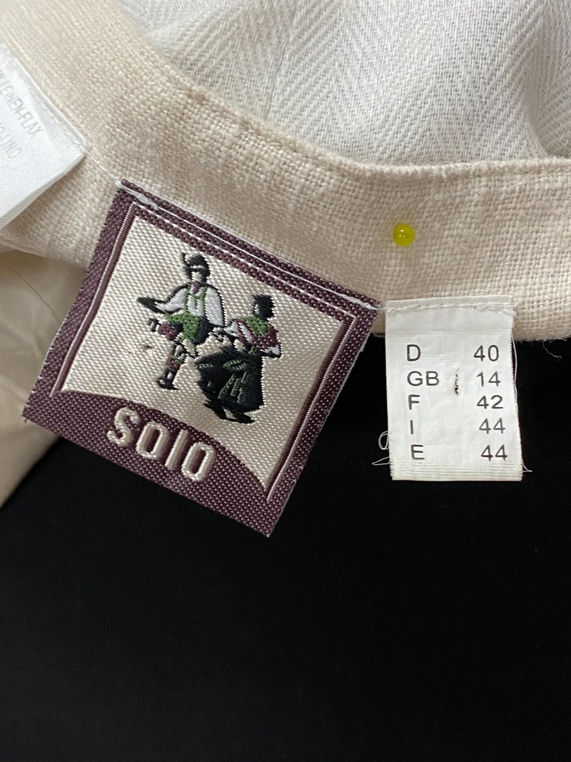 Trachtenmieder – Solo – Beige/Natur – Größe 40