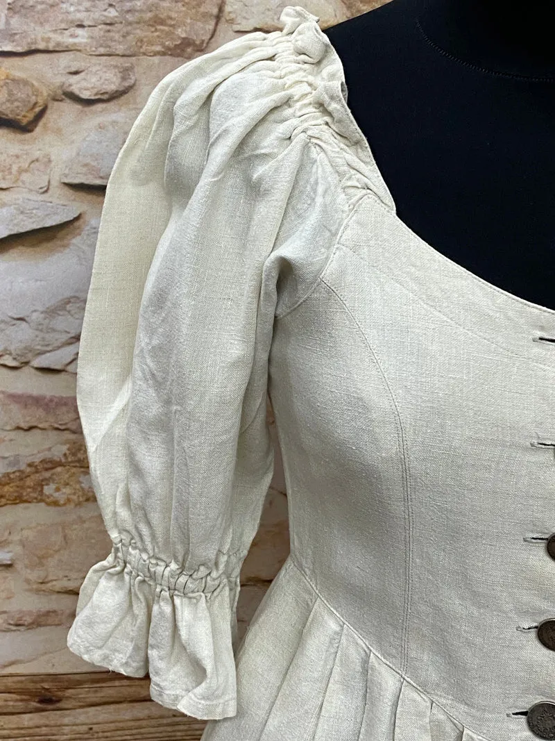 Vintage Trachtenkleid beige - Distler - Gr.36