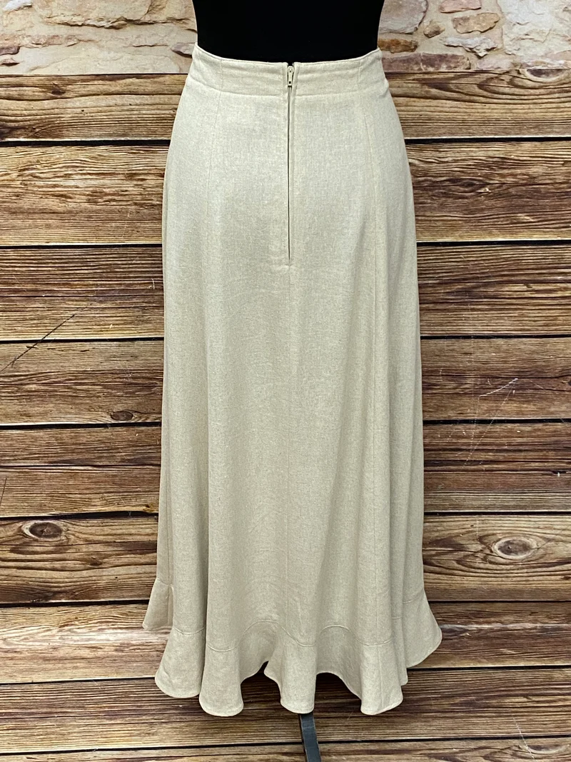 Damen Trachtenrock von Landhaus – Beige, Größe 40