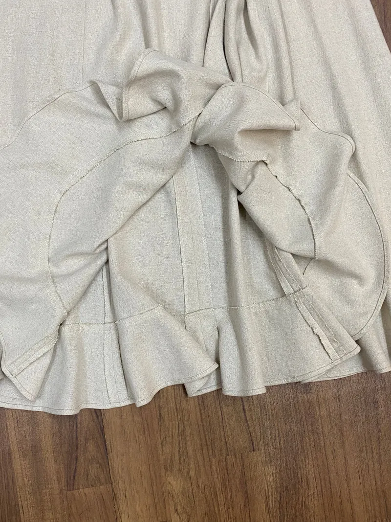 Damen Trachtenrock von Landhaus – Beige, Größe 40