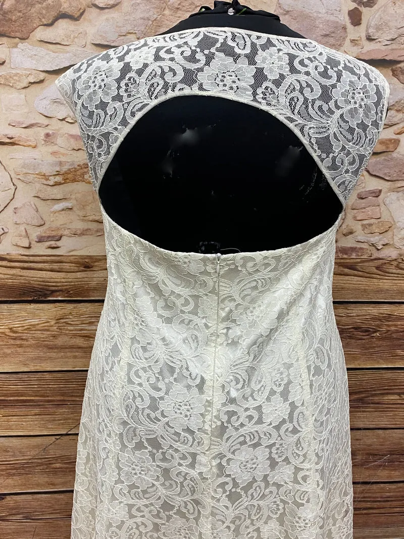 Vintage Brautkleid - Ivory – Gr. 54
