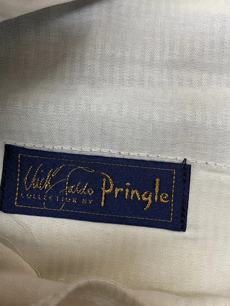 90er Vintage Bundfaltenhose Herren Kariert Grün Blau Gr. 50