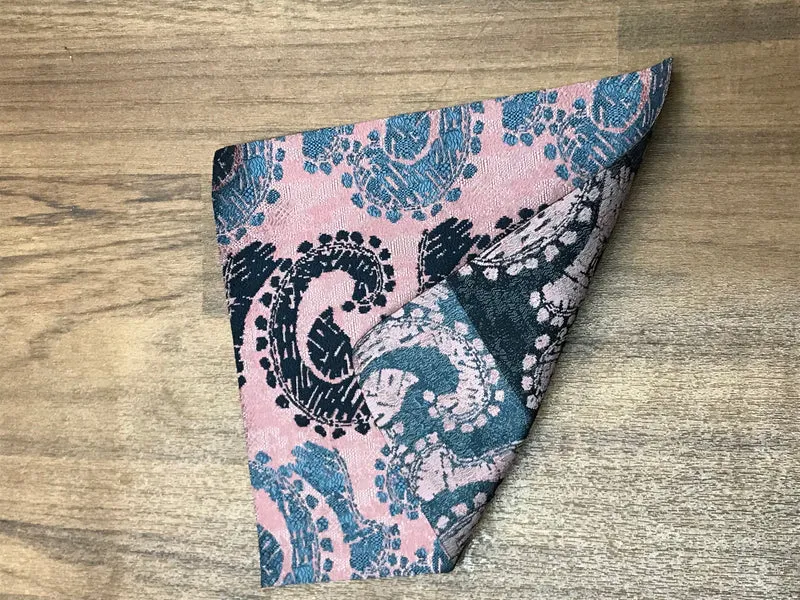 Vintage-Einstecktuch Unikat 22 x 22 cm