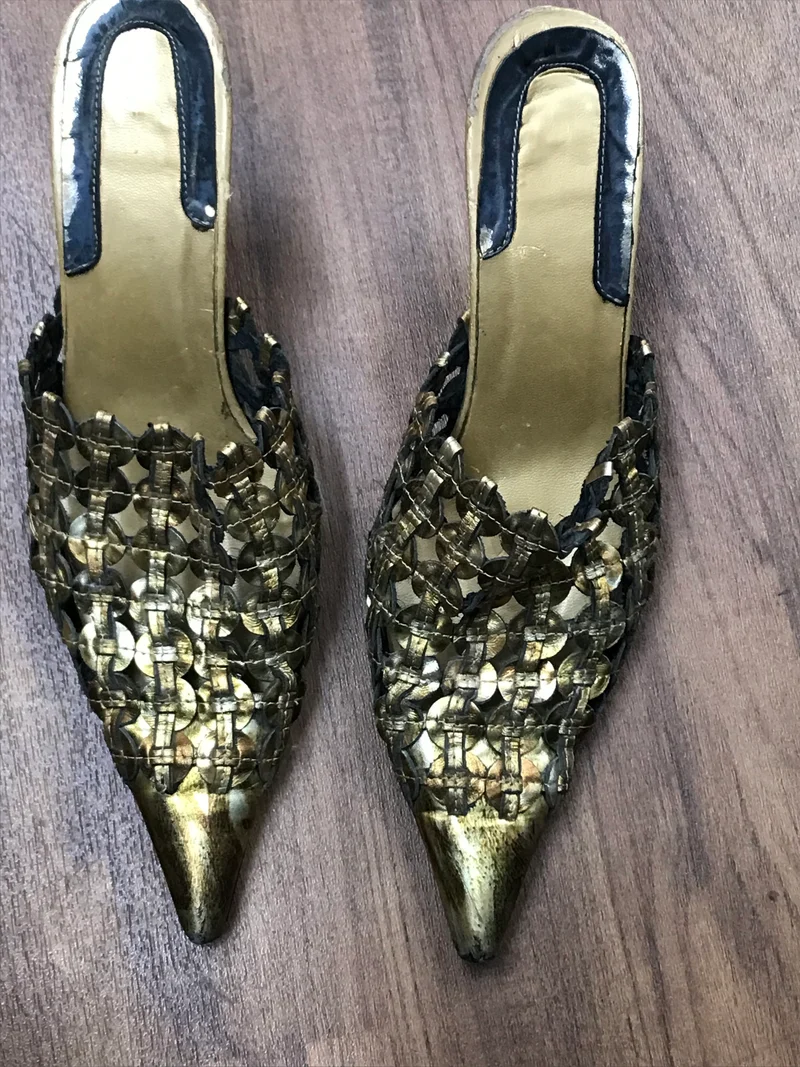 Vintage-Schuhe 50er Jahre Stilettos Gr.36