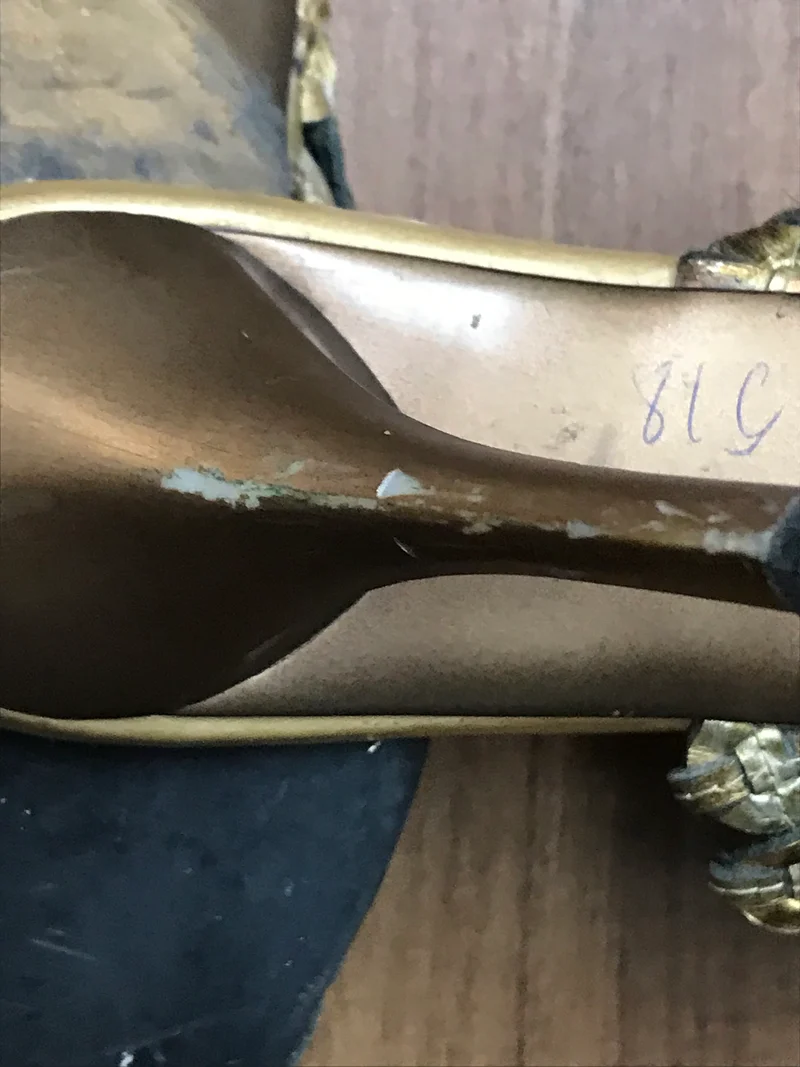 Vintage-Schuhe 50er Jahre Stilettos Gr.36