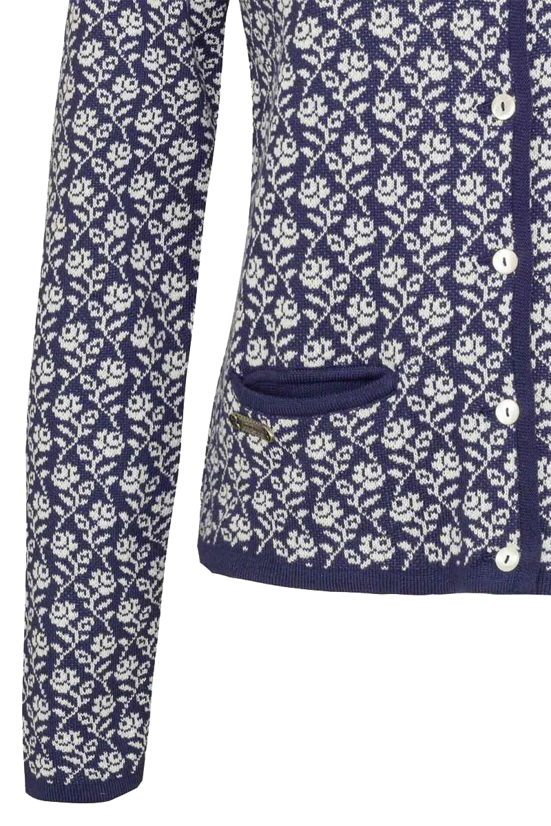 Damen Trachtenstrickjacke gemustert