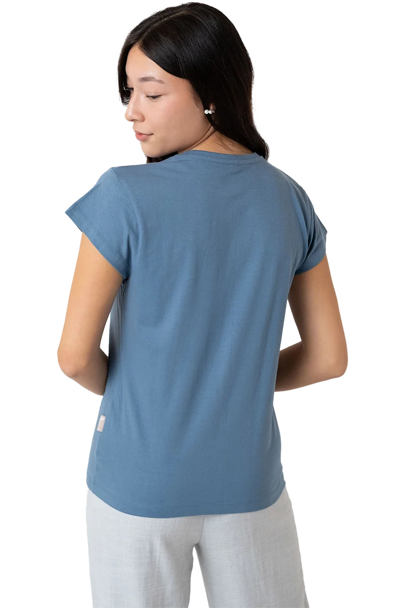 Damen T-Shirt Peanuts-Stickerei 'Peanuts Snoopy'