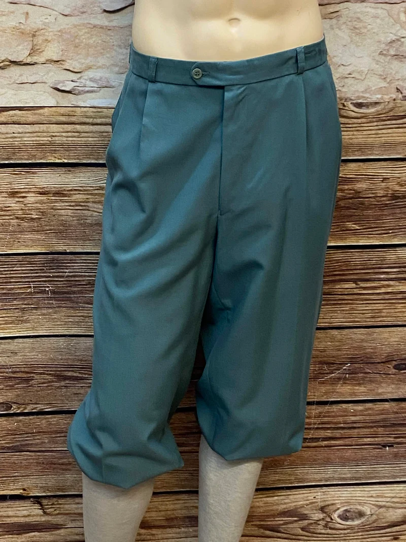 Grüne Vintage Knickerbocker Hose Herren Gr. 58 – Oldtimer-Stil