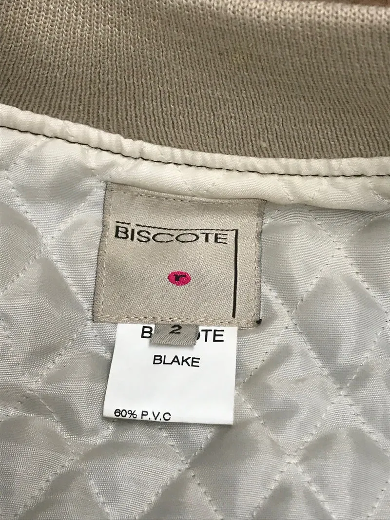 Retro Bowlingjacke von Biscote in Größe S