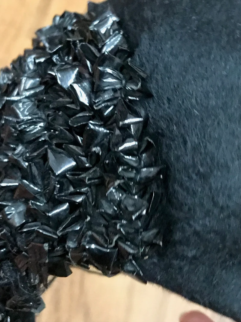 50er Jahre Hut, Halbhut, True Vintage schwarz