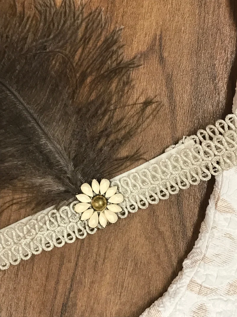 Charleston Kostüm Gr. 34 in Creme, 3-teilig