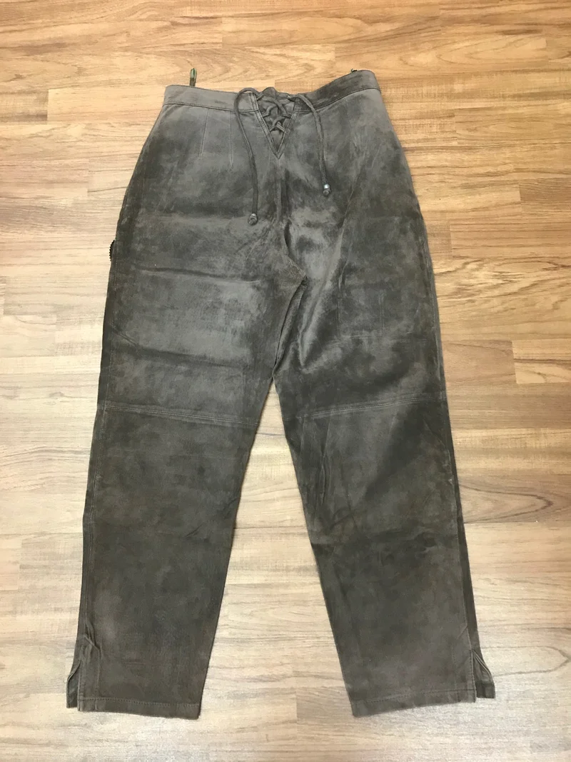 Trachtenlederhose – Veloursleder – Größe 40 – Landhaus