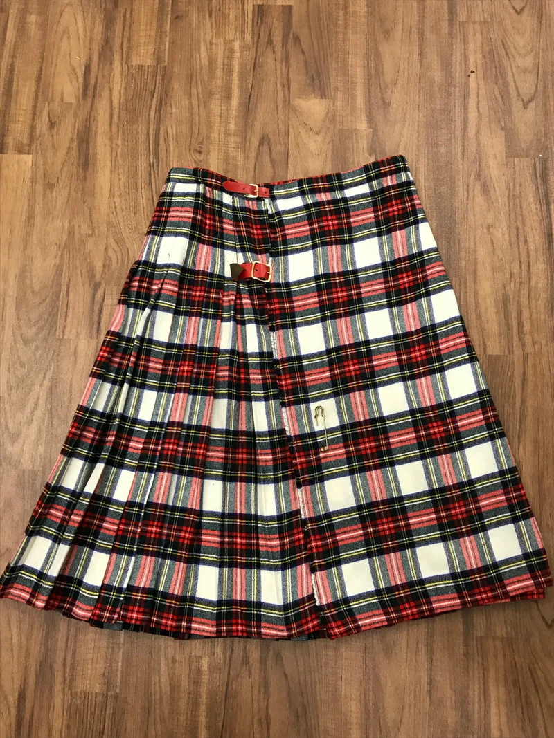 Kilt, Schottenrock vintage Bundweite ca. 86 cm, Gr.M