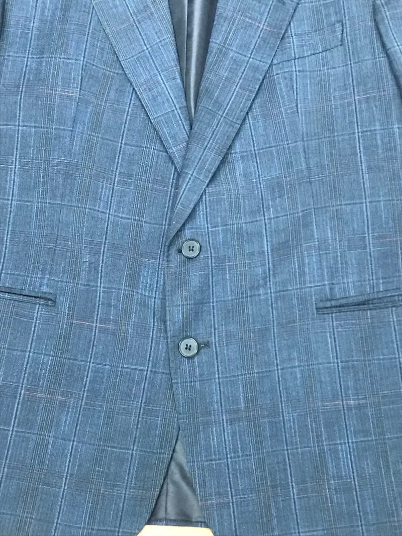 Elegantes Vintage Sakko in Blau, Größe 48