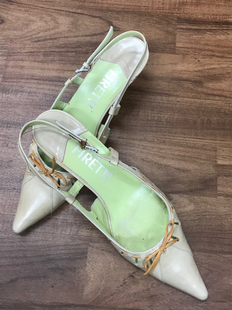 Vintage-Schuhe Firetti Slingpumps (Gr. 41)
