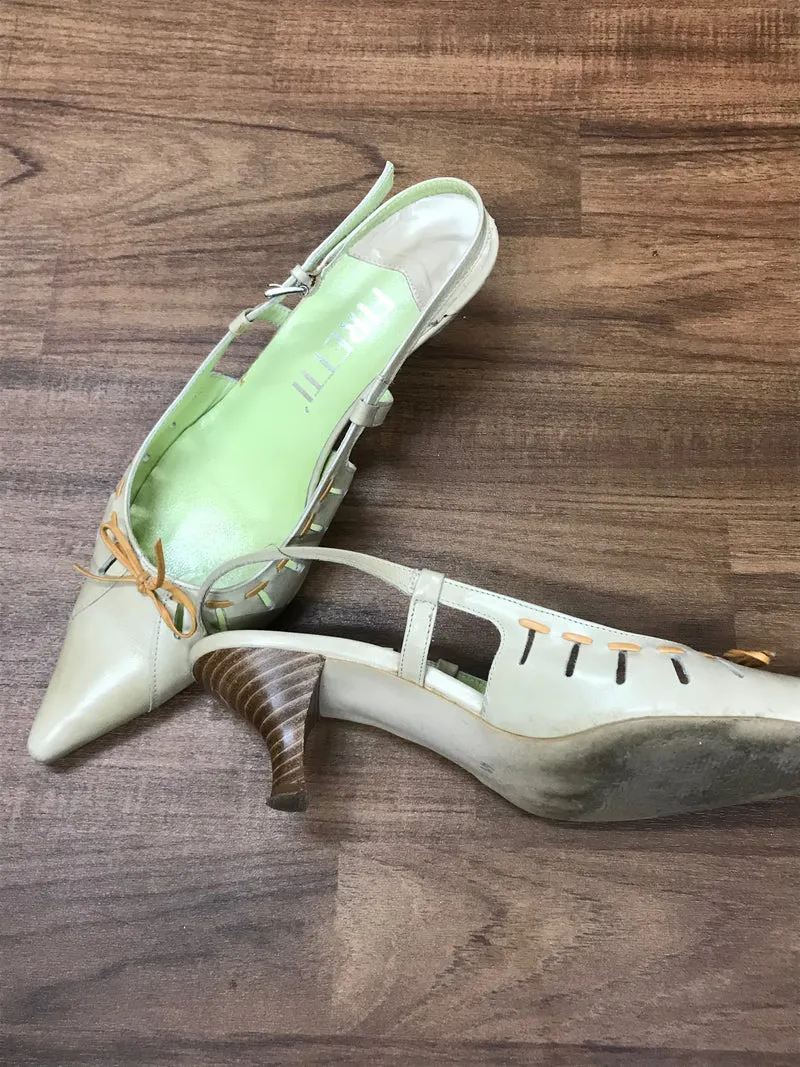 Vintage-Schuhe Firetti Slingpumps (Gr. 41)