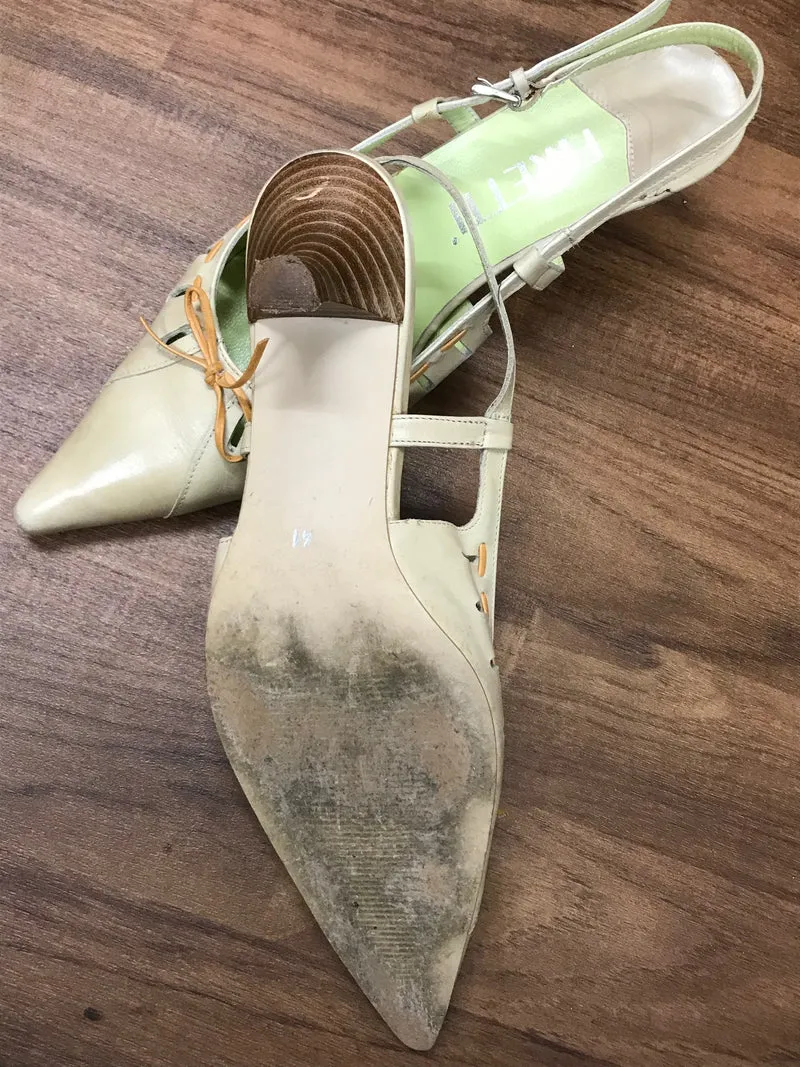 Vintage-Schuhe Firetti Slingpumps (Gr. 41)