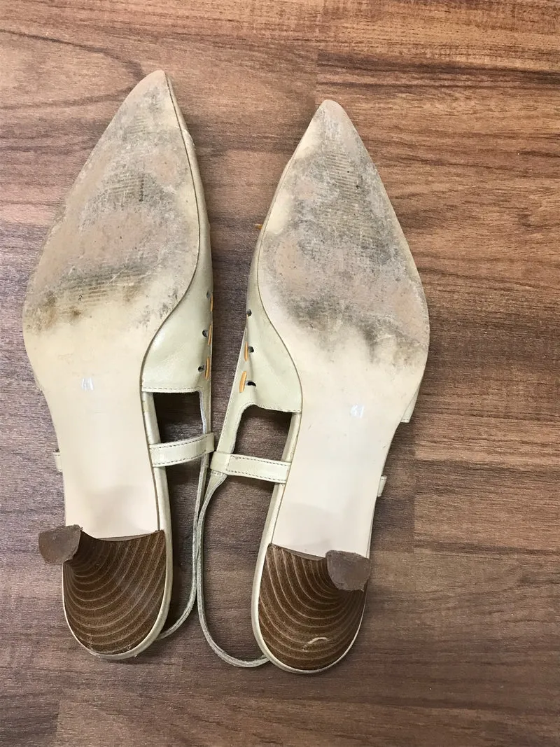 Vintage-Schuhe Firetti Slingpumps (Gr. 41)