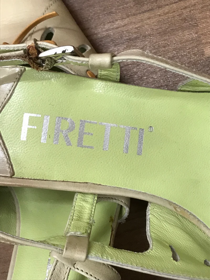 Vintage-Schuhe Firetti Slingpumps (Gr. 41)