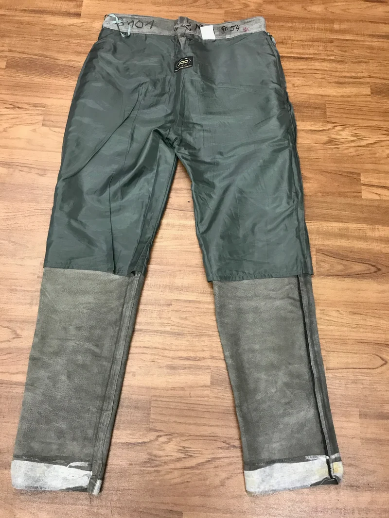 Vintage Trachtenlederhose Herren Größe 54 Grün JCC Echtleder 1990er