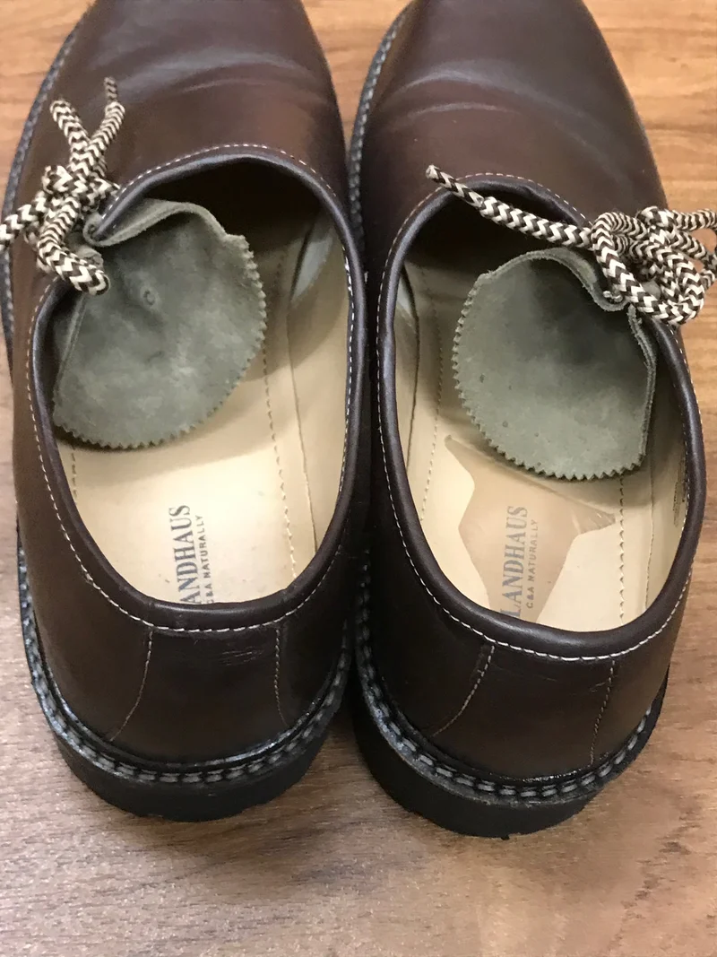 Haferlschuhe braun - Glattleder Gr.44