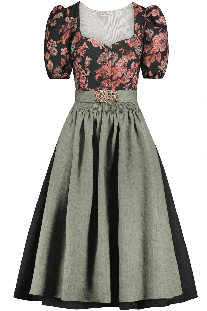 Dirndl lang mit Ärmeln