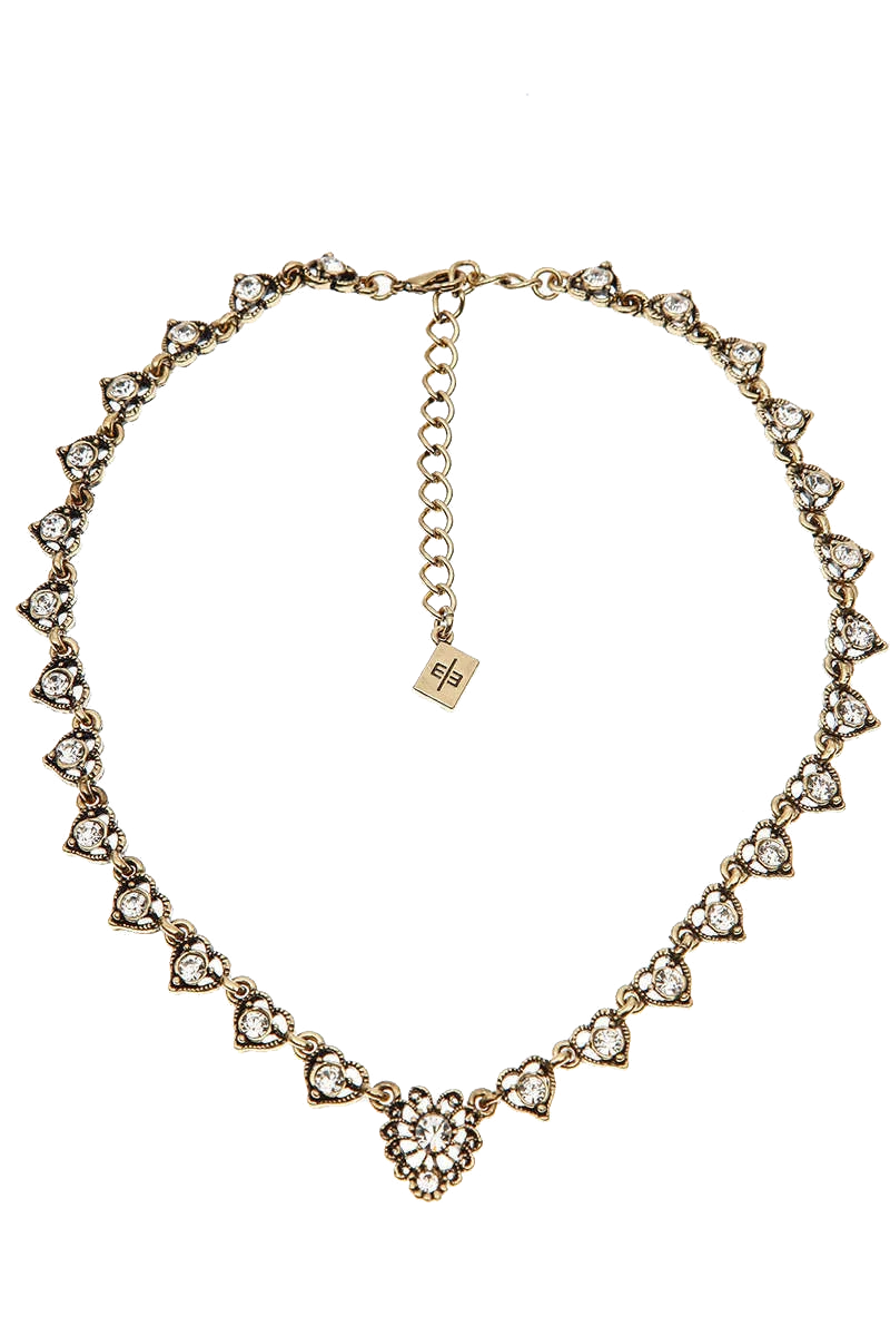 Dirndl Collier mit Strass