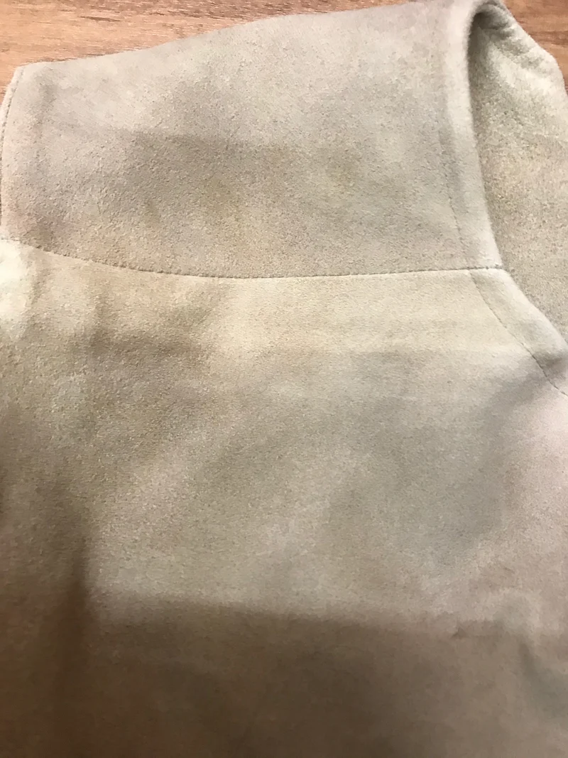 Trachtenweste Leinen & Veloursleder – Beige – Gr. 52 (Sale)