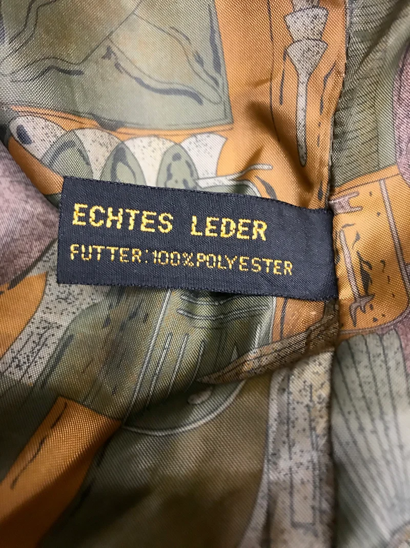Vintage Trachtenweste Herren Echtleder Braun Gr. 46 – Rustikal & Hochwertig