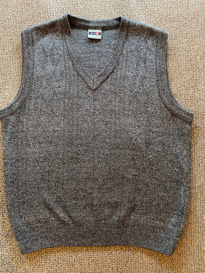 Secondhand Pullunder Pulli Gr.M grau meliert