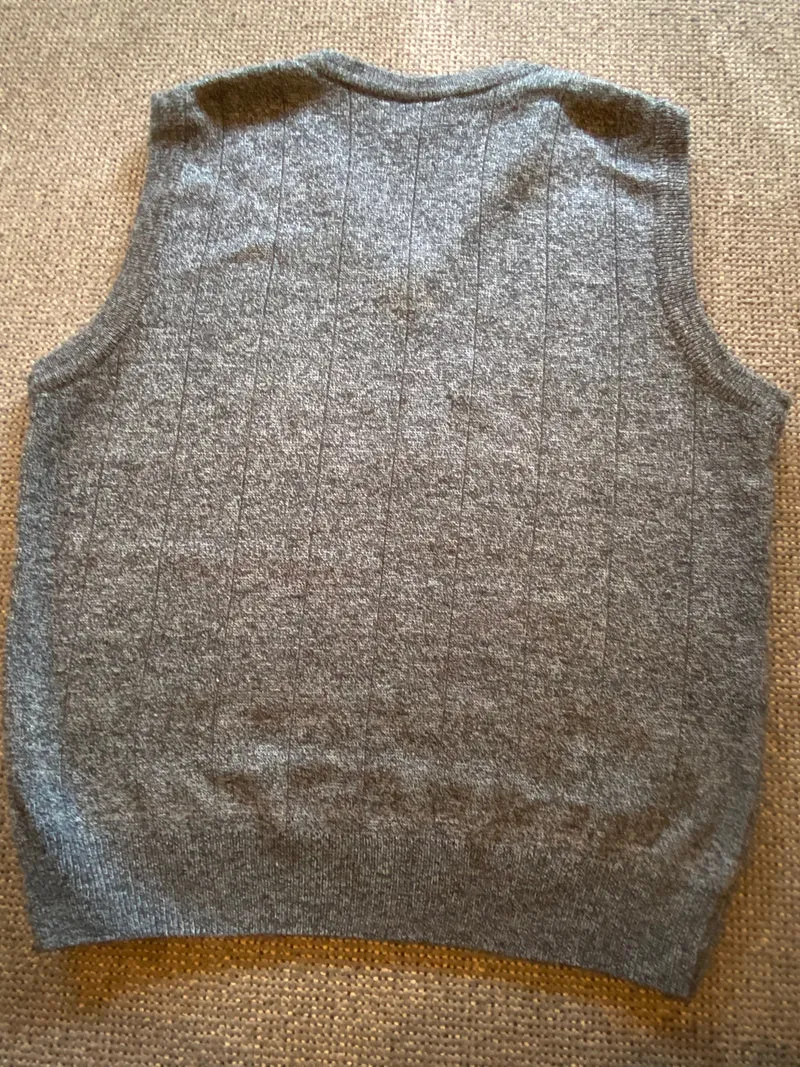 Secondhand Pullunder Pulli Gr.M grau meliert