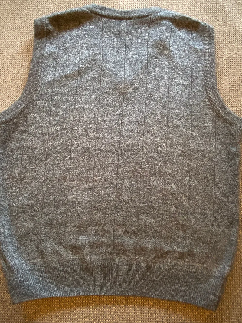 Secondhand Pullunder Pulli Gr.M grau meliert