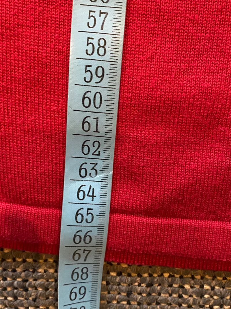 Roter Vintage Pullunder Gr. XL