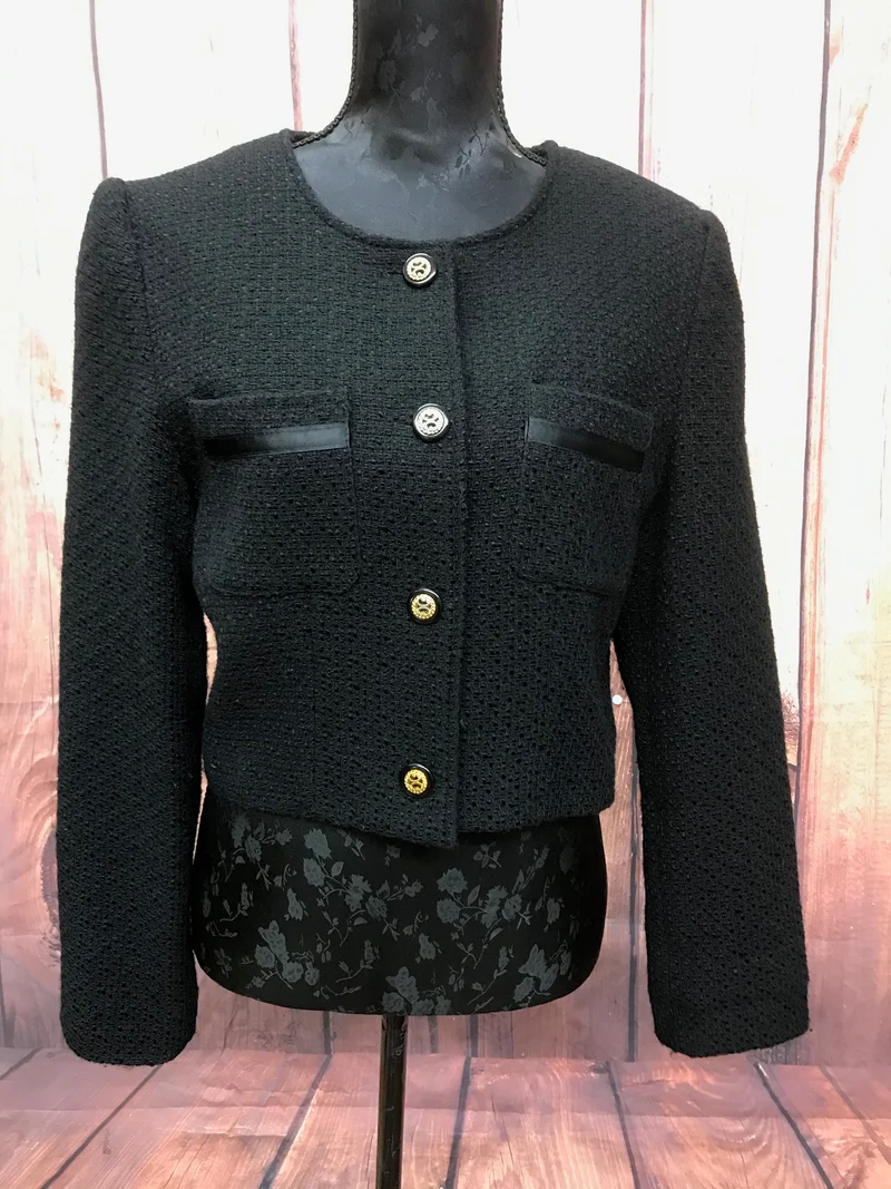 Vintage Jacke in schwarz Gr.42