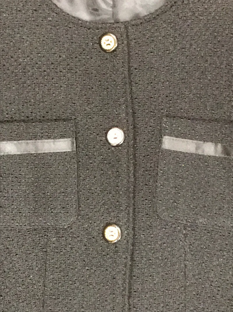 Vintage Jacke in schwarz Gr.42