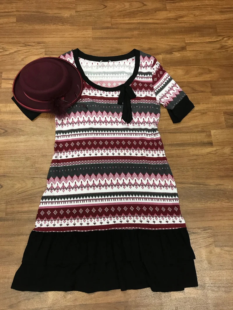 Strick-Kleid im 20er Jahre Stil Gr.42