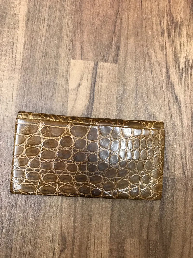 Clutch Krokodilleder Vintage