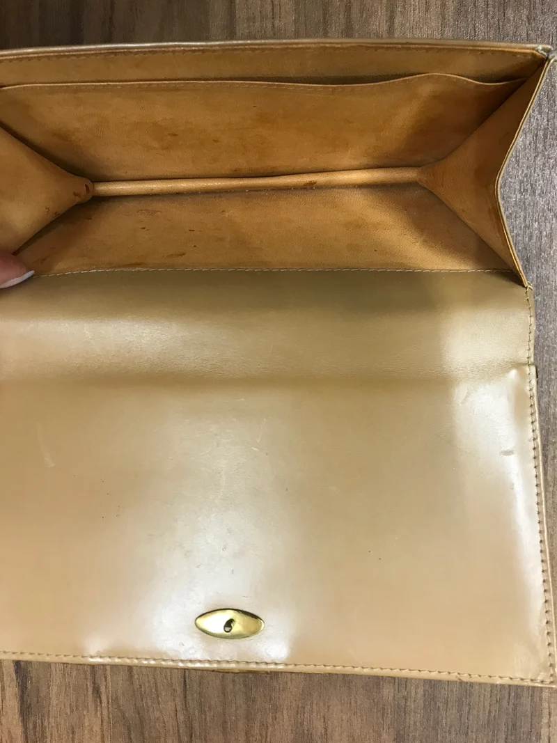 Clutch Krokodilleder Vintage