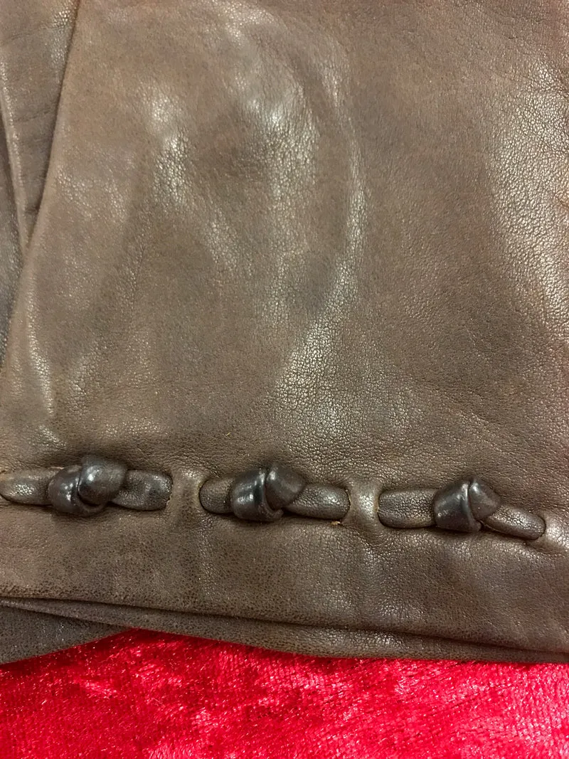 Lederhandschuhe Braun – Größe M (ca. 7)