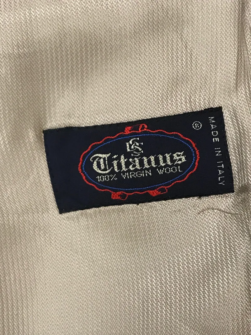 Kariertes Vintage Sakko in Größe 94 aus 100% Schurwolle