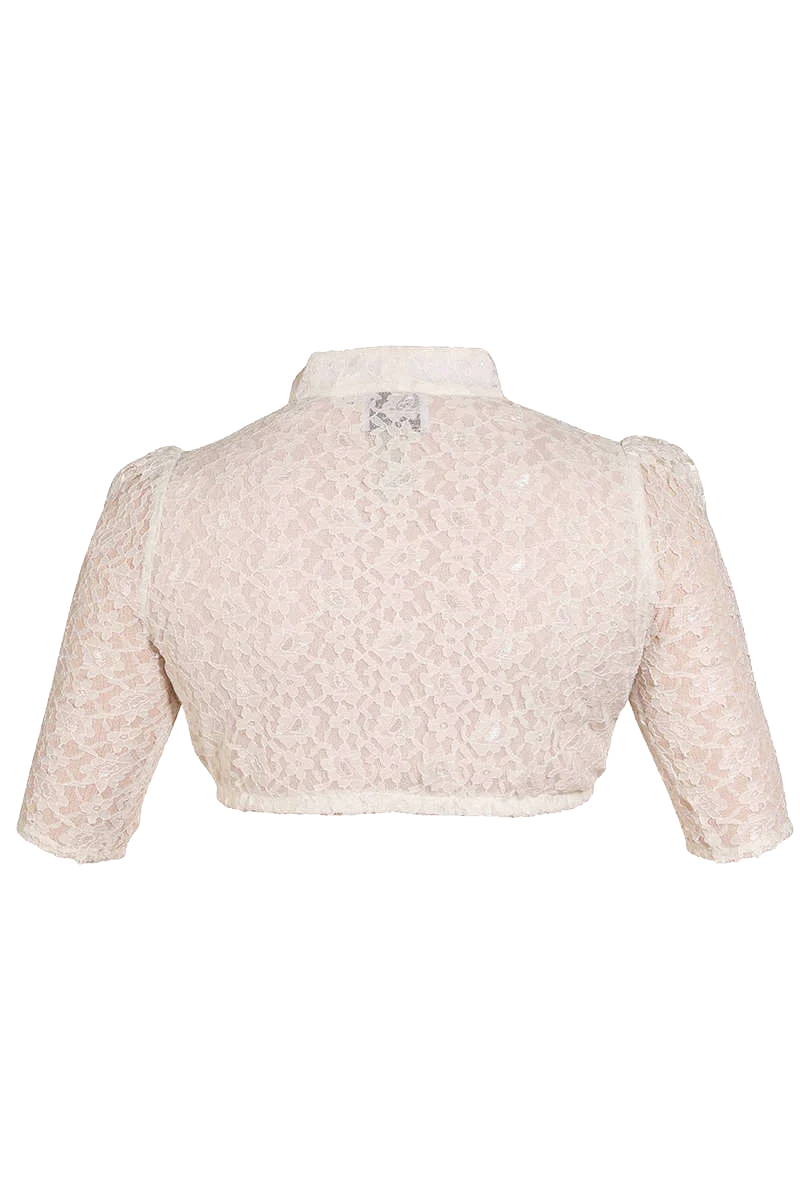 Dirndl Bluse Herzausschnitt halbarm