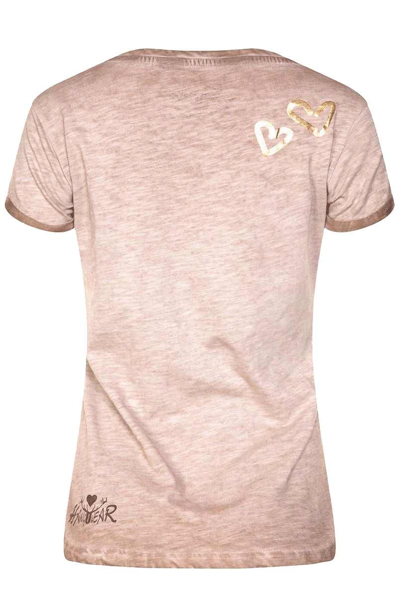 Damen T-Shirt 'ohne Di is ois bled'
