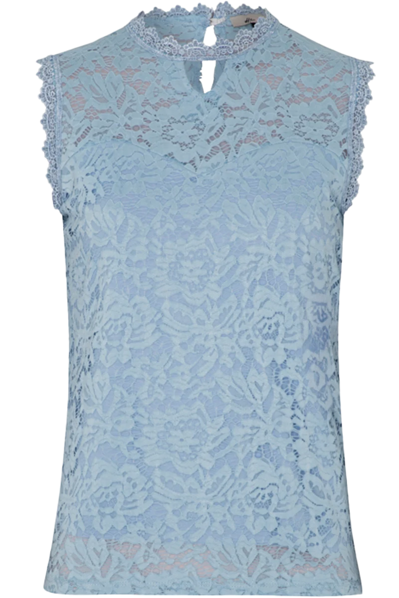 Damen Spitzen-Trachtenshirt ärmellos