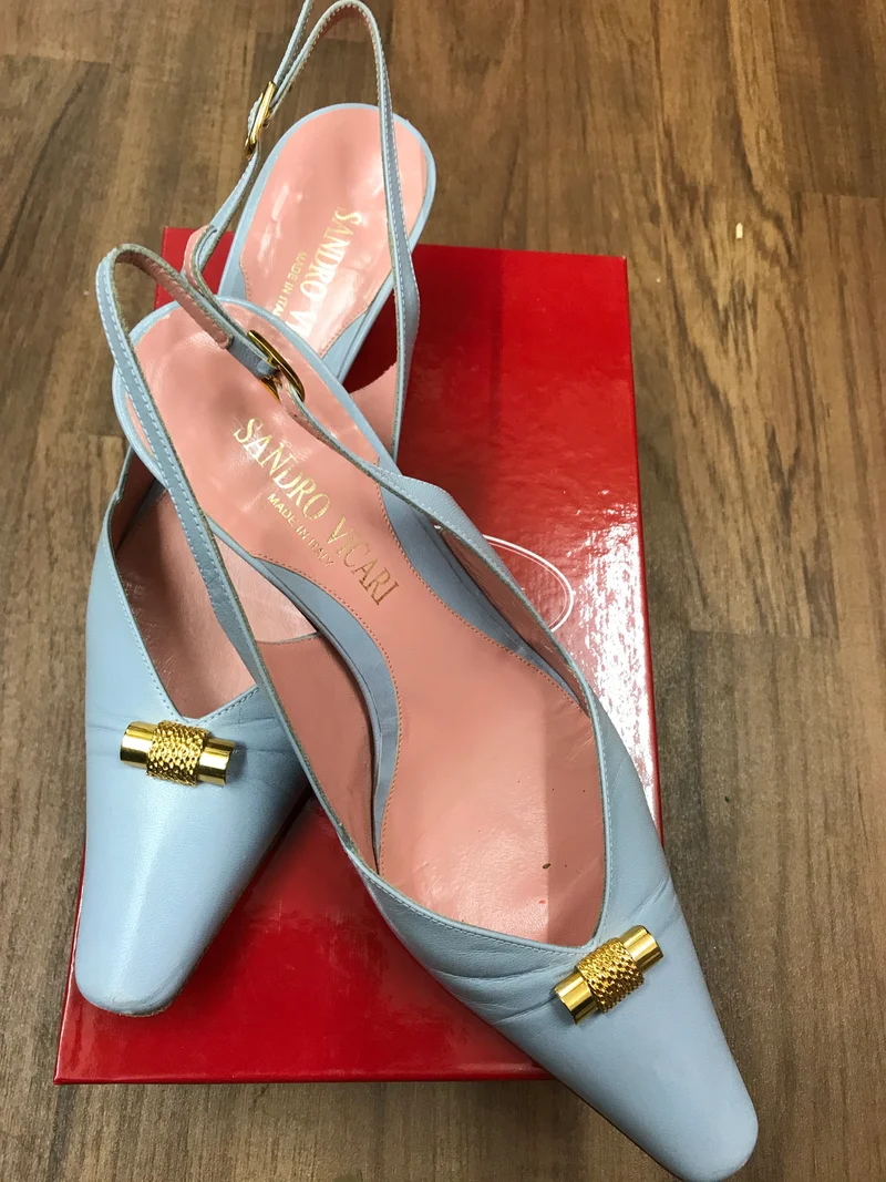 Vintage-Schuhe Slingpumps Sandro Vicari