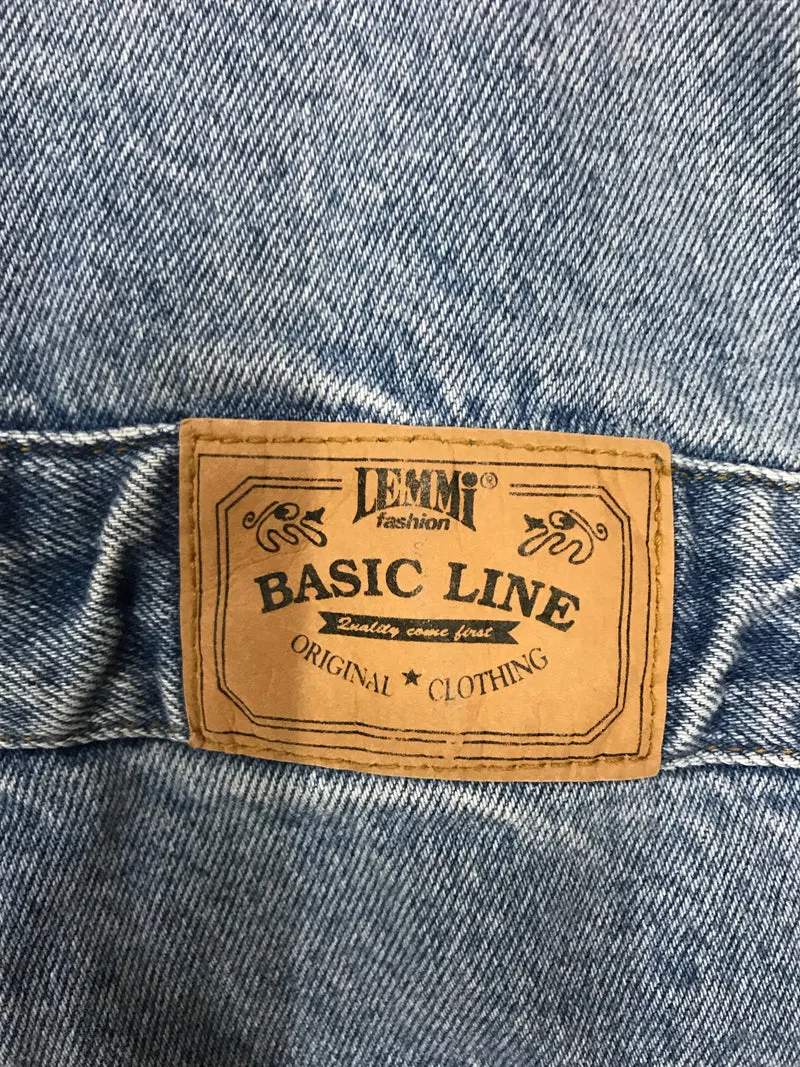 Vintage Jeans-Latzhose Blau | Rockabilly Denim Overall im Retro Style