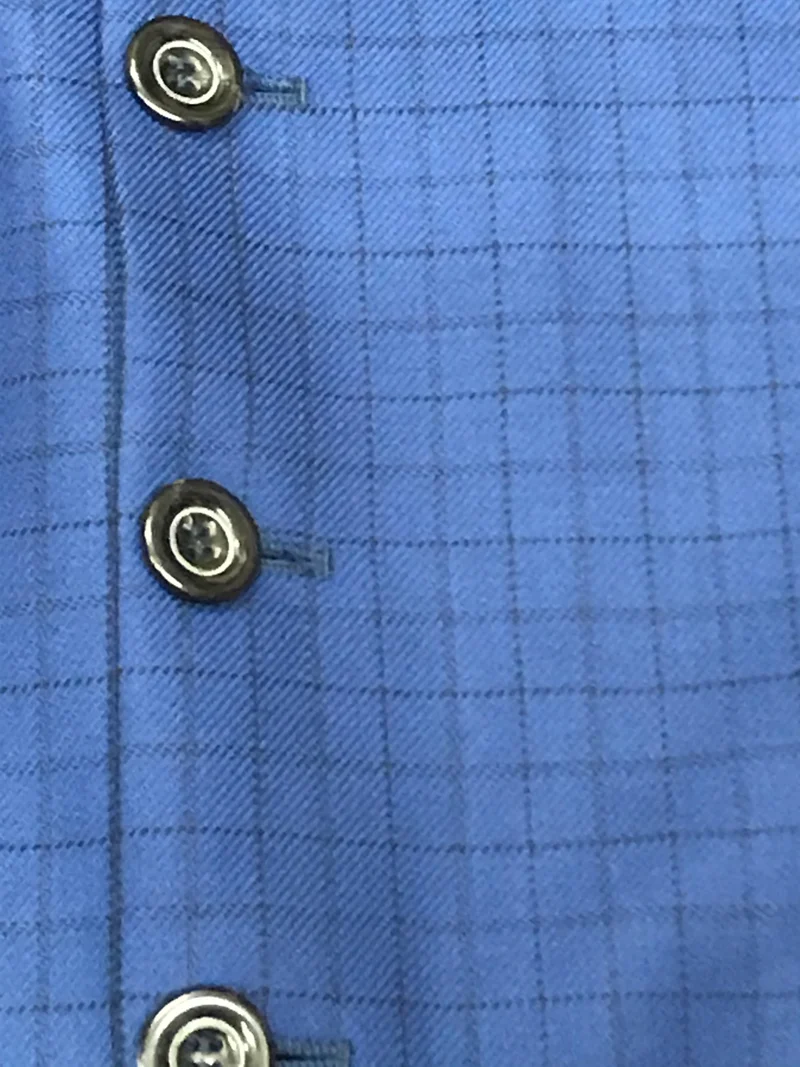 Herren Weste in Blau-Schwarz – Größe 54